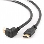CC-HDMI490-6, Кабель; HDMI 2.0; вилка HDMI,вилка HDMI 90°; 1,8м; черный; 30AWG