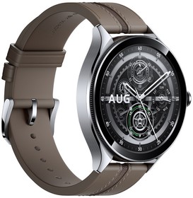 Фото 1/7 Смарт-часы Xiaomi Watch 2 Pro M2234W1, 1.43", серый / коричневый [bhr7216gl]
