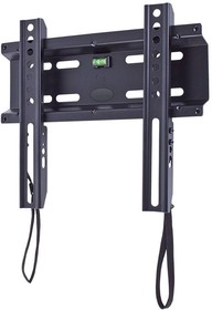 Фото 1/4 Кронштейн Kromax FLAT-5 new черный для TV 15"-47", настенный фиксированный, max VESA 200x200, от стены 28мм, нагрузка до 35 кг