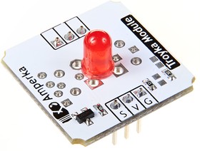 Фото 1/3 Troyka-Red 5mm Led, Красный светодиод 5мм для Arduino проектов