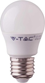 176 VT-246, LED Light Bulb, Матовая Круглая, E27 / ES, Белый Дневного Цвета, 6400 K, Без Затемнения, 180°