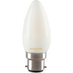 27285, LED Light Bulb, Свечеобразная с Нитью Накаливания, BA22d / BC, Теплый Белый, 2700 K