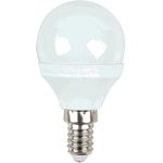 4124, LED Light Bulb, Матовая Круглая, E14 / SES, Белый Дневного Цвета, 6000 K ...