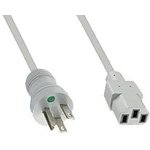 233009-06, AC Power Cords 10' GRY HOSPITL GRD