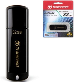 Фото 1/10 Флеш-диск 32 GB, TRANSCEND Jet Flash 350, USB 2.0, черный, TS32GJF350