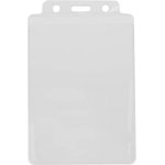 Бейдж 77x118мм Attache д/карт 71х100мм тесьма вертик.1017, 10 шт