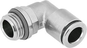 NPQH-L-G12-Q10-P10, NPQH Series Elbow Threaded Adaptor, G 1/2 Male to Push In 10 mm, Threaded-to-Tube Connection Style, 578291