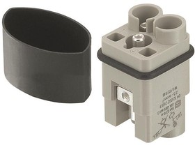 Фото 1/2 09120022654, Heavy Duty Power Connector Insert, 40A, Male, Han Q Series, 2 Contacts
