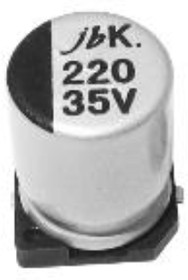 Конденсатор электролитический SMD JCK 470uF 25V 20% 10x10,5mm 105C SMD / JCK1E471M100105