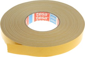 Фото 1/2 4964 50mx25m, 4964 White Double Sided Cloth Tape, 0.39mm Thick, 7.5 N/cm, Cloth Backing, 25mm x 50m