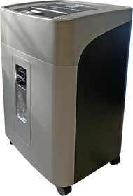 Фото 1/10 Шредер Office Kit SA300 (1,9х15) серый/черный с автоподачей (секр.P-5) фрагменты 300лист. 45лтр. скобы пл.карты