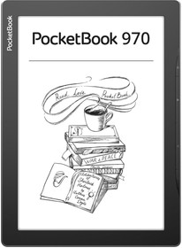 Фото 1/4 Книга электронная PocketBook 970 Mist Grey (PB970-M-WW), (дымчатый серый)