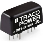 TMR 6-2422WIR, Isolated DC/DC Converters - SMD 6W 9-36Vin +/-12V +/-250mA SIP Iso Reg
