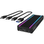 IB-1824ML-C31, M.2 NVMe SSD Hard Drive Enclosure, USB C