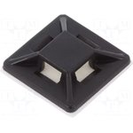 B19X4/BN20345, Держатель стяжки, полиамид, UL94V-2, черный, A: 19мм, В: 3,5мм