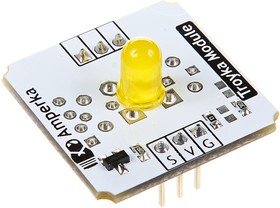 Фото 1/2 Troyka-Yellow 5mm Led, Желтый светодиод 5мм для Arduino проектов