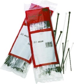 Фото 1/3 CT4NT18-C, Cable Ties 4 INCH 18 LB NATURAL CABLE TIE