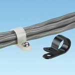 CCS25-S8-C, Fixed diameter cable clamp, #8 screw (M4), .25" (6.4mm) bundle ...