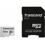 Карта памяти microSDHC UHS-I U1 Transcend 32 ГБ, 100 МБ/с, Class 10 ...