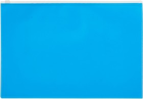 Фото 1/2 Папка-конверт на молнии А4 Attache Color , голубой