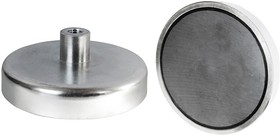 E772, Pot Magnet 10mm Threaded Hole Samarium Alloy, 2kg Pull