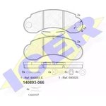 140893, Колодки дисковые передние MERCEDES-BENZ: 100 91-96/130/140 ALL 87