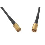 L09999B3609, Male SMB to Male SMB Coaxial Cable, 300mm, RG174 Coaxial, Terminated