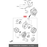 37300-2B910, Генератор HYUNDAI Solaris (17-),Creta (17-) KIA Rio (17-) (1.4/1.6) OE