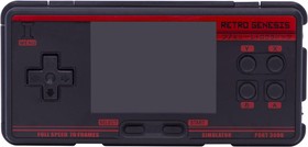 Фото 1/4 Pkt201, Игровая приставка Retro Genesis Port 3000, черно-красн, 10 эмул, 4000+ игр