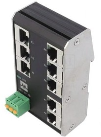 Фото 1/2 58902, Switch Ethernet; unmanaged; Number of ports: 8; 9?36VDC; RJ45
