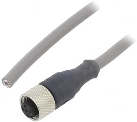 AR0500106 SL357, Соединительный кабель; M12; PIN: 5; прямой; 3м; вилка; 63ВAC; 2,5А