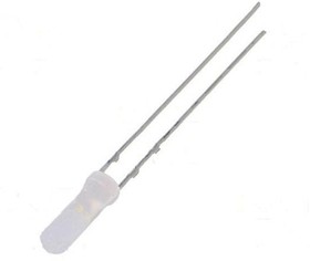 Фото 1/2 OSW5DK6CF2A, LED; 3mm; white cold; 750?1120mcd; 150°; Front: convex; 2.7?3.4V