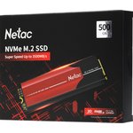 Накопитель SSD Netac PCIe 3.0 x4 500GB NT01N950E-500G-E4X N950E Pro M.2 2280