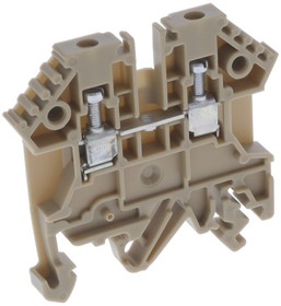 1296.2, Terminal Block Connector 2 Position Feed Through Beige 12-22 AWG