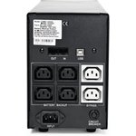Powercom Imperial IMD-1200AP, ИБП Powercom IMD-1200AP, LCD, линейно-интерактивный, 1200 ВA, 720 Вт, 4 розетки IEC320 C13 с резервным питание