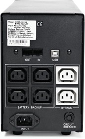 Фото 1/10 Powercom Imperial IMD-3000AP, Источник бесперебойного питания (3 кабеля)