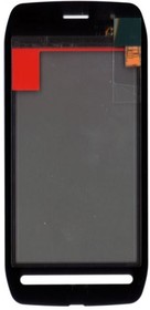 Фото 1/2 Сенсорное стекло (тачскрин) для Nokia 603 черное