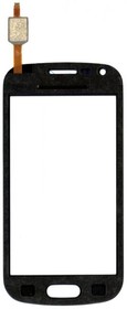 Фото 1/2 Сенсорное стекло (тачскрин) для Samsung Galaxy S Duos S7562 / Galaxy Ace S7560m черное