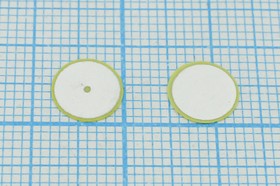 Ультразвуковой диск диаметром 8мм и толщиной 0.1мм; пэу 8 x 0,1\диск\250кГц\\ PZT\\PZT_d8x_0,1T\