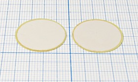 Пьезоэлемент ультразвуковой, размер 20x 0.1, форма диск