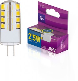 Фото 1/6 Упаковка ламп LED REV G4, капсульная, 2.5Вт, 10 шт. [32437 9]