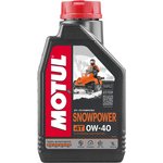 Масло моторное 4T Motul Snowpower 0W40 синтетическое 1 л 105891
