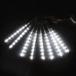 Электрогирлянда-занавес уличная "Сосульки" 2,1х0,3 м, 160 LED, холодный белый ...