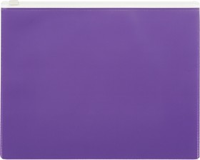 Фото 1/2 Папка-конверт на молнии А5 Attache Color , фиолетов