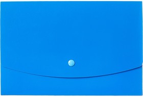 Фото 1/3 Папка-конверт на кнопке Attache А5 на кнопке, синяя