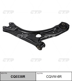 CQ0338R, Рычаг перед.подв.R (старый арт. CQVW-6R), VW Beetle 10-/Bjalla 11-/Passat 13-