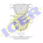 181896, Колодки тормозные BMW 5 F07/ 7 F02/03 08- ICER