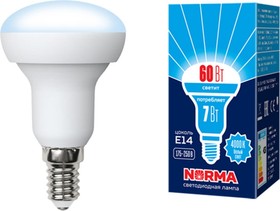 Светодиодная лампа Форма рефлектор, матовая LED-R50-7W/NW/E14/FR/NR UL-00003844