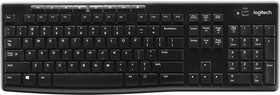 Фото 1/5 Клавиатура беспроводная Logitech K270 |920-003058| приемник Unifying, 2 батарейки AAA, RTL