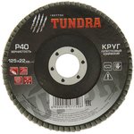 Круг лепестковый торцевой конический (125х22 мм; Р40) TUNDRA 1857750